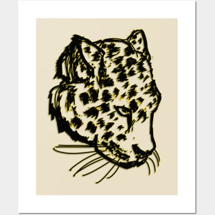 Cheetah print design Posters and Art